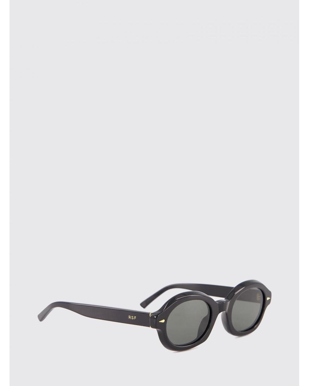 Retrosuperfuture Gray Small Oval-Frame Acetate Sunglasses for men