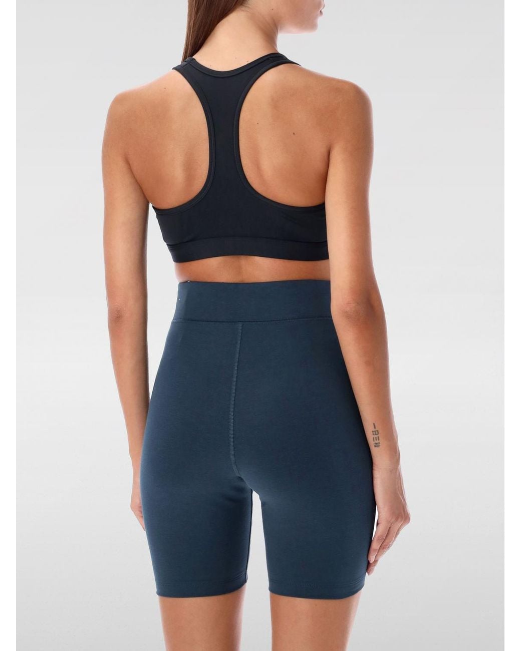 Nike Blue Stretch Technical Fabric Sports Top
