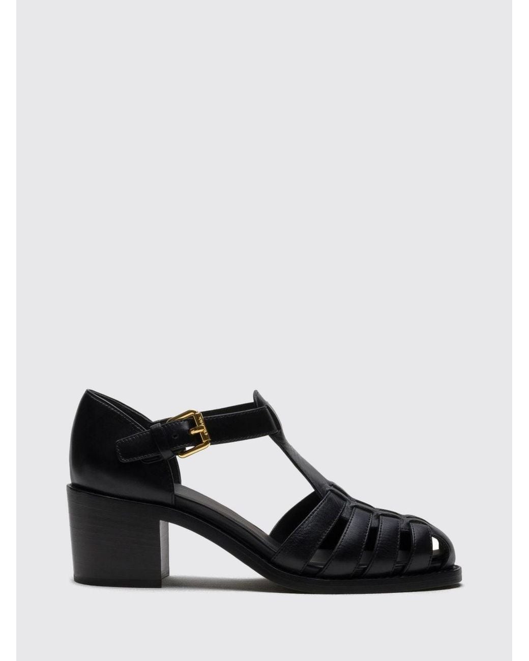 Church's Black Heeled Sandal