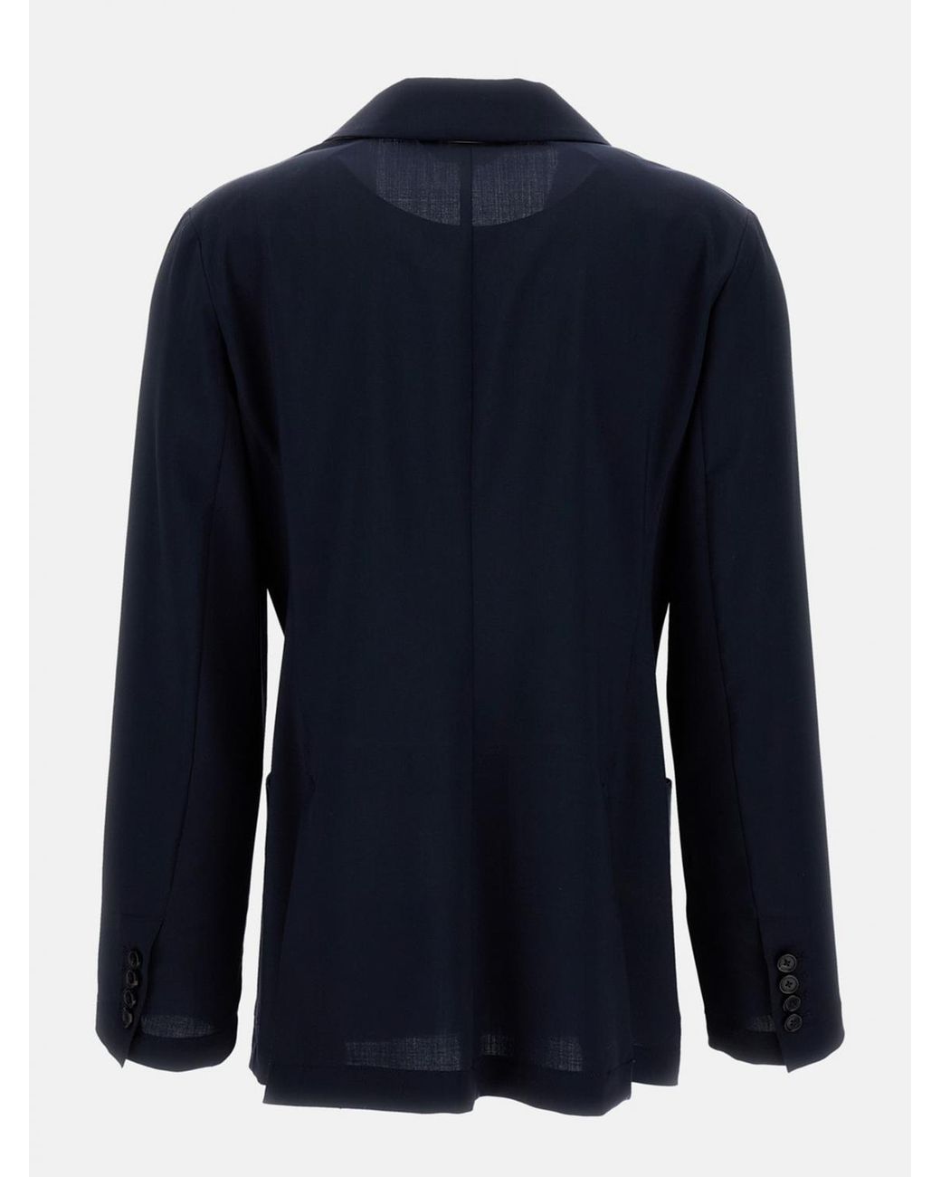 Barena Blue Virgin Wool Double Breasted Blazer