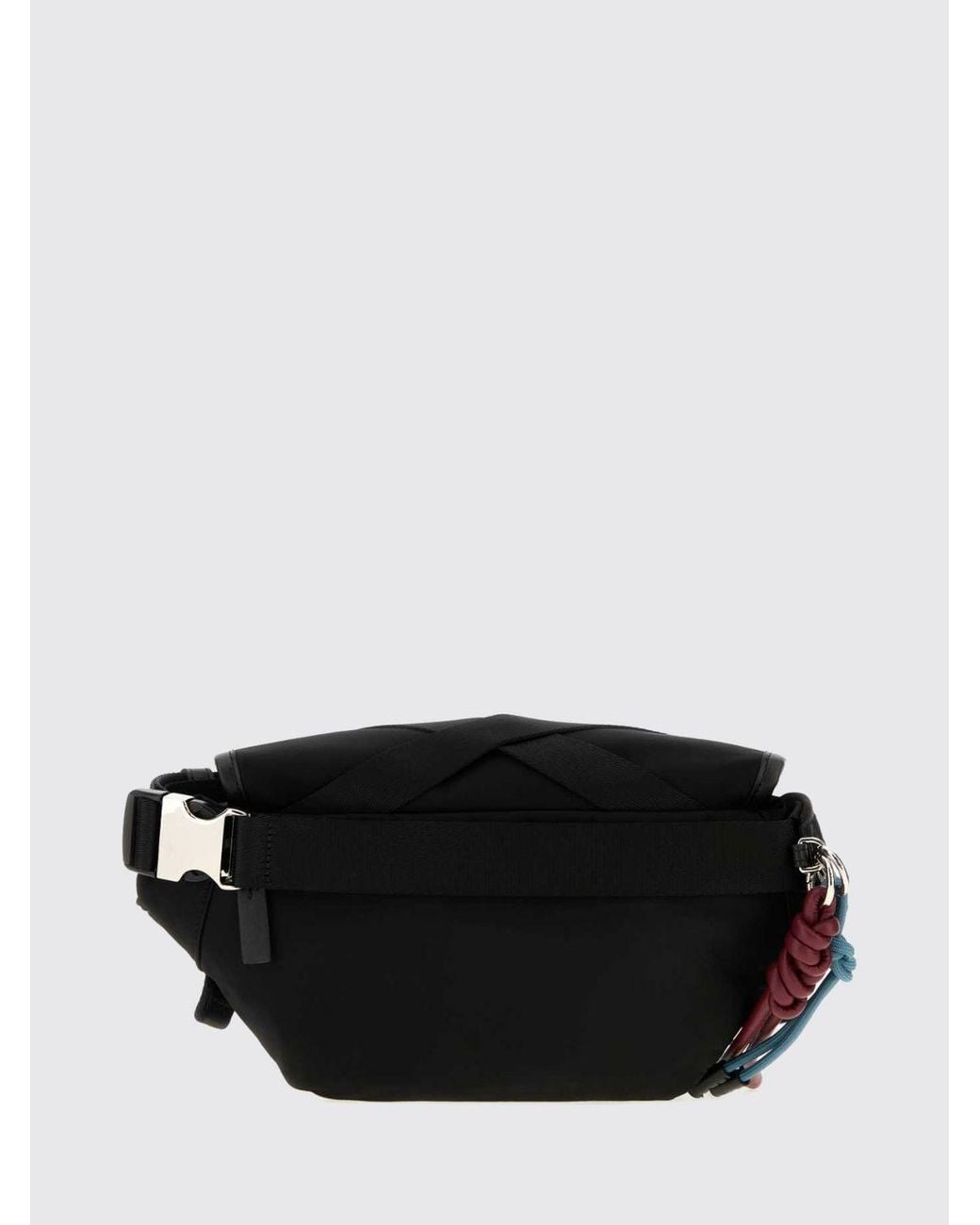 DSquared² Black Nylon Utility Bum Bag With Adjustable Strap And Charm for men