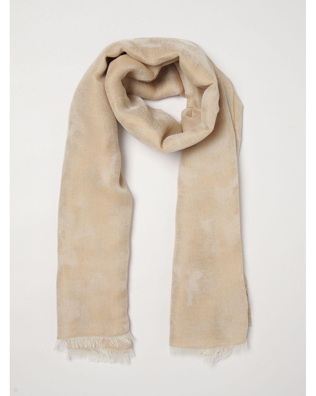 Emporio Armani Natural Linen Blend Stole