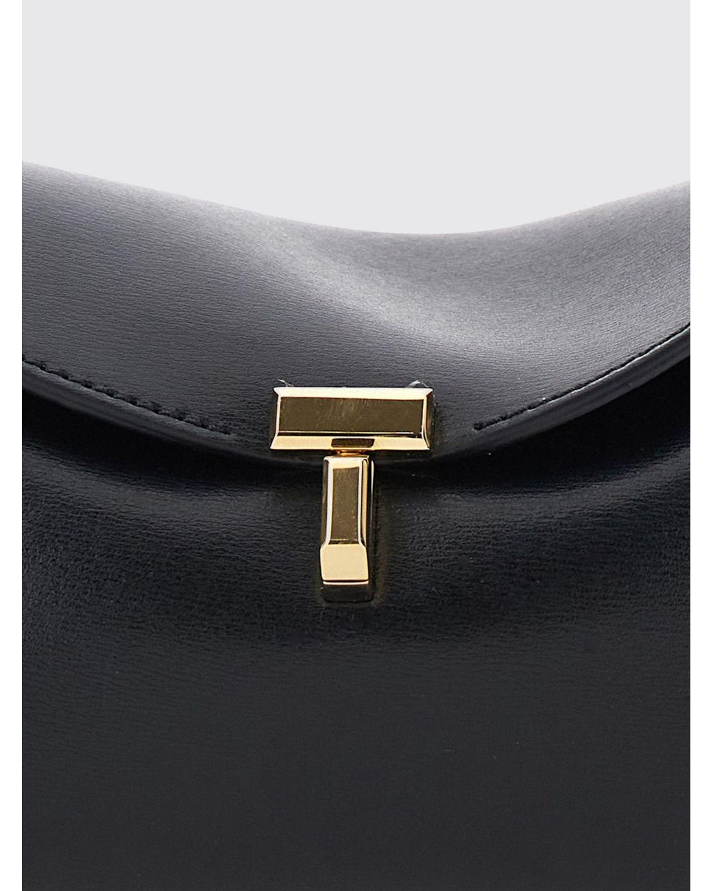 Totême Black T-Lock Mini Bag