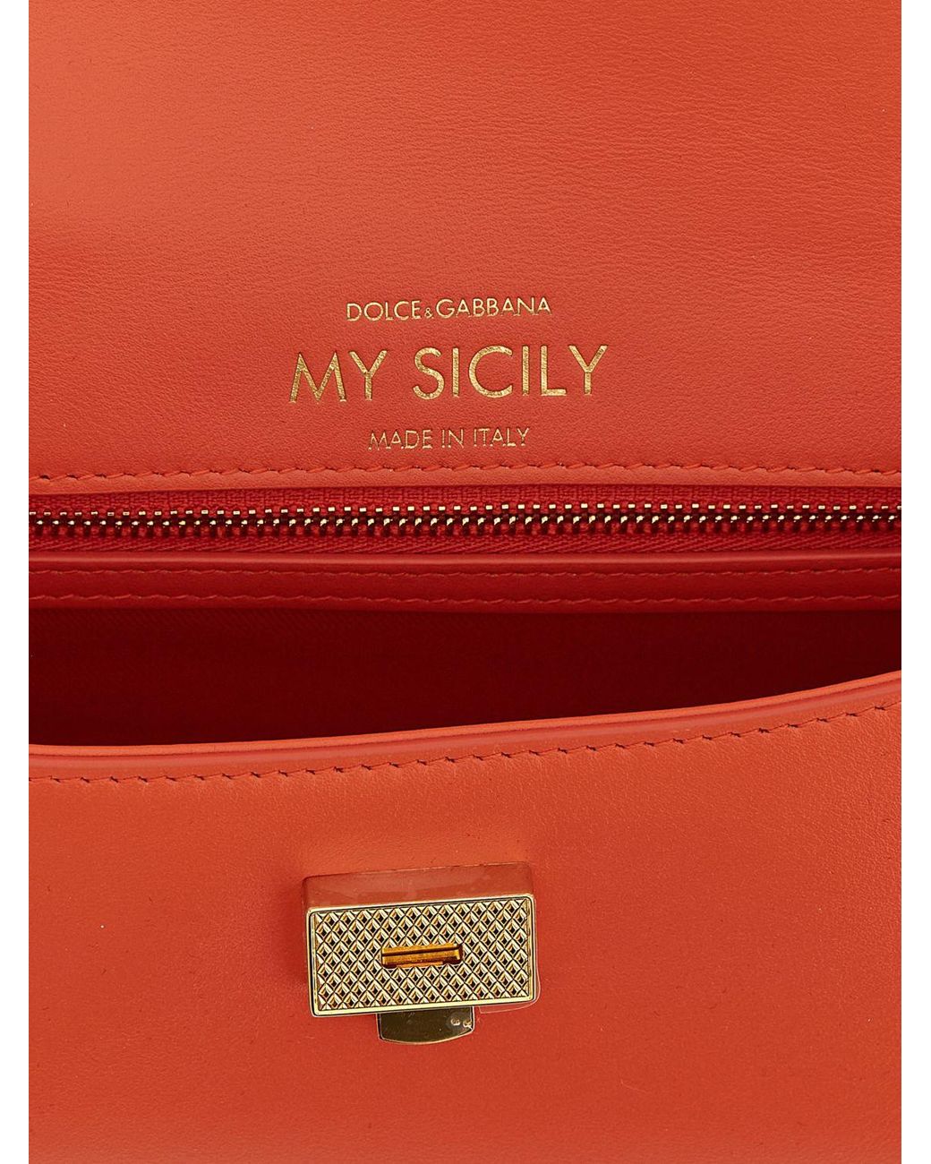 Dolce & Gabbana Red Dolce &Amp Gabbana My Sicily Mini Handbag