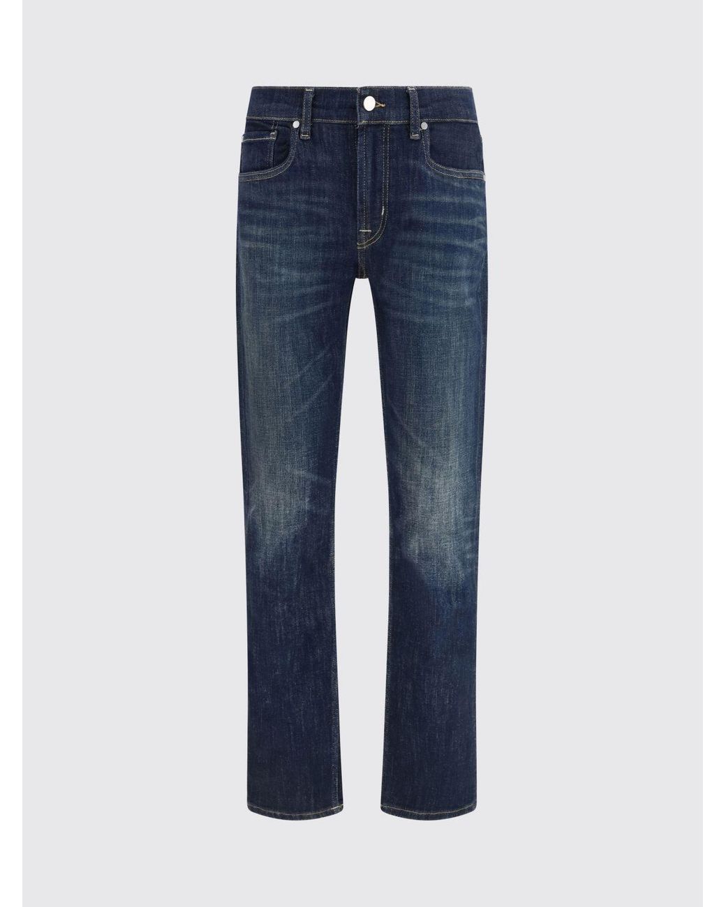 7 For All Mankind Blue Slim Fit Denim Jeans for men