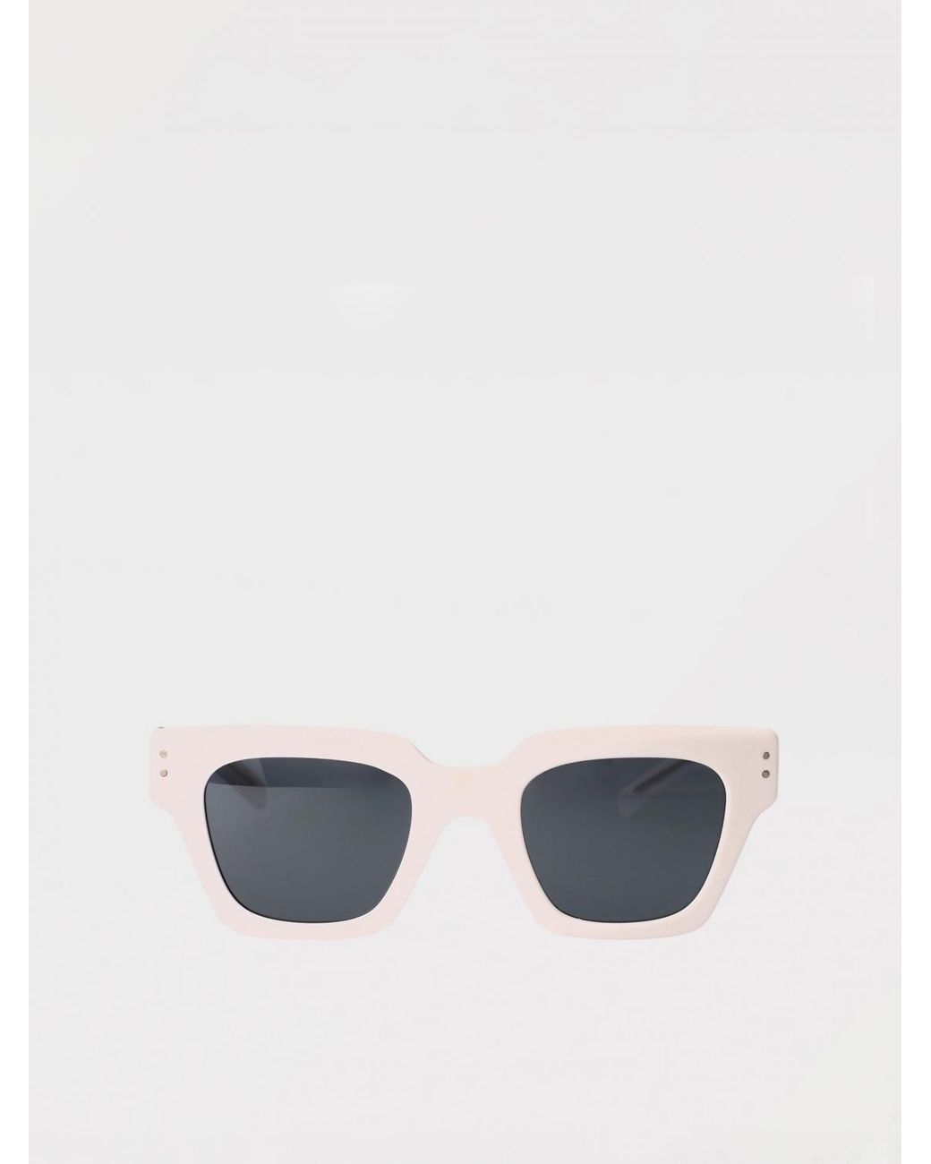 Dolce & Gabbana White Square Sunglasses Classic Style for men