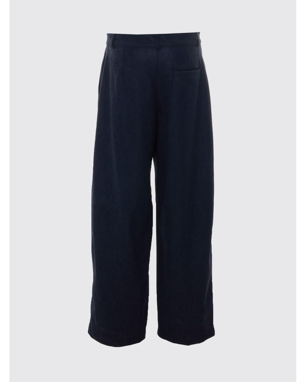 Pinko Blue High-Waisted Straight-Leg Trousers