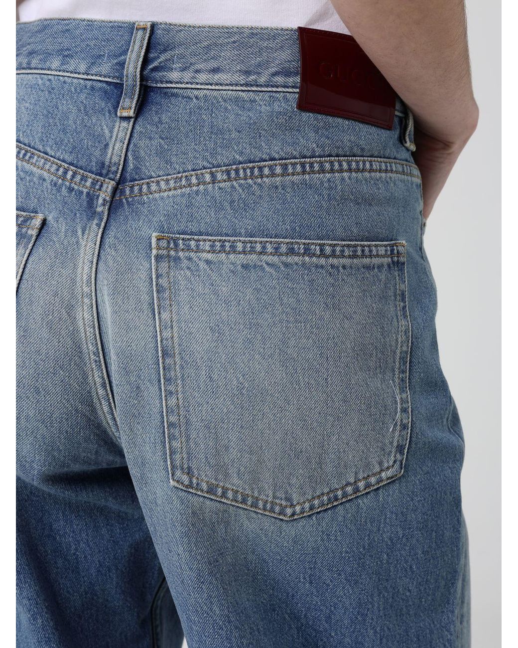 Gucci Blue Boyfriend Denim Jeans