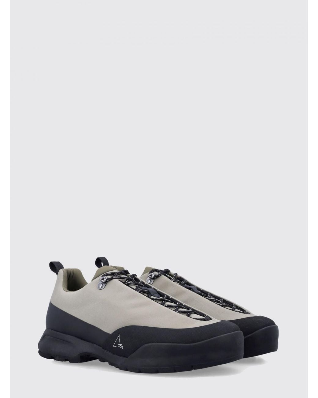 Roa White Cingino Technical Fabric And Rubber Sneakers for men