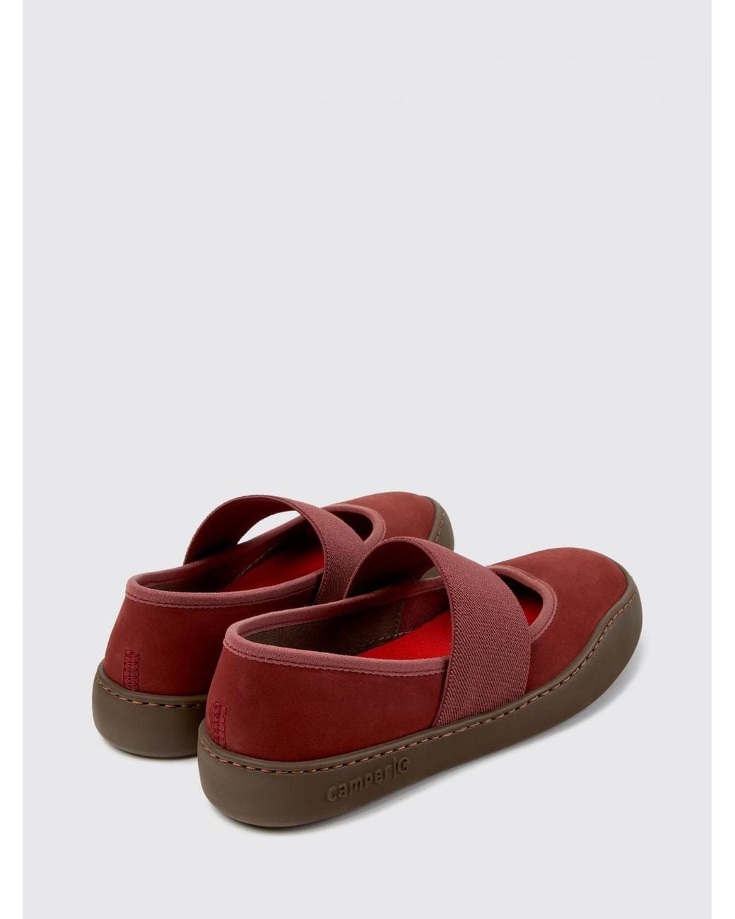Camper Red Ballet Flat