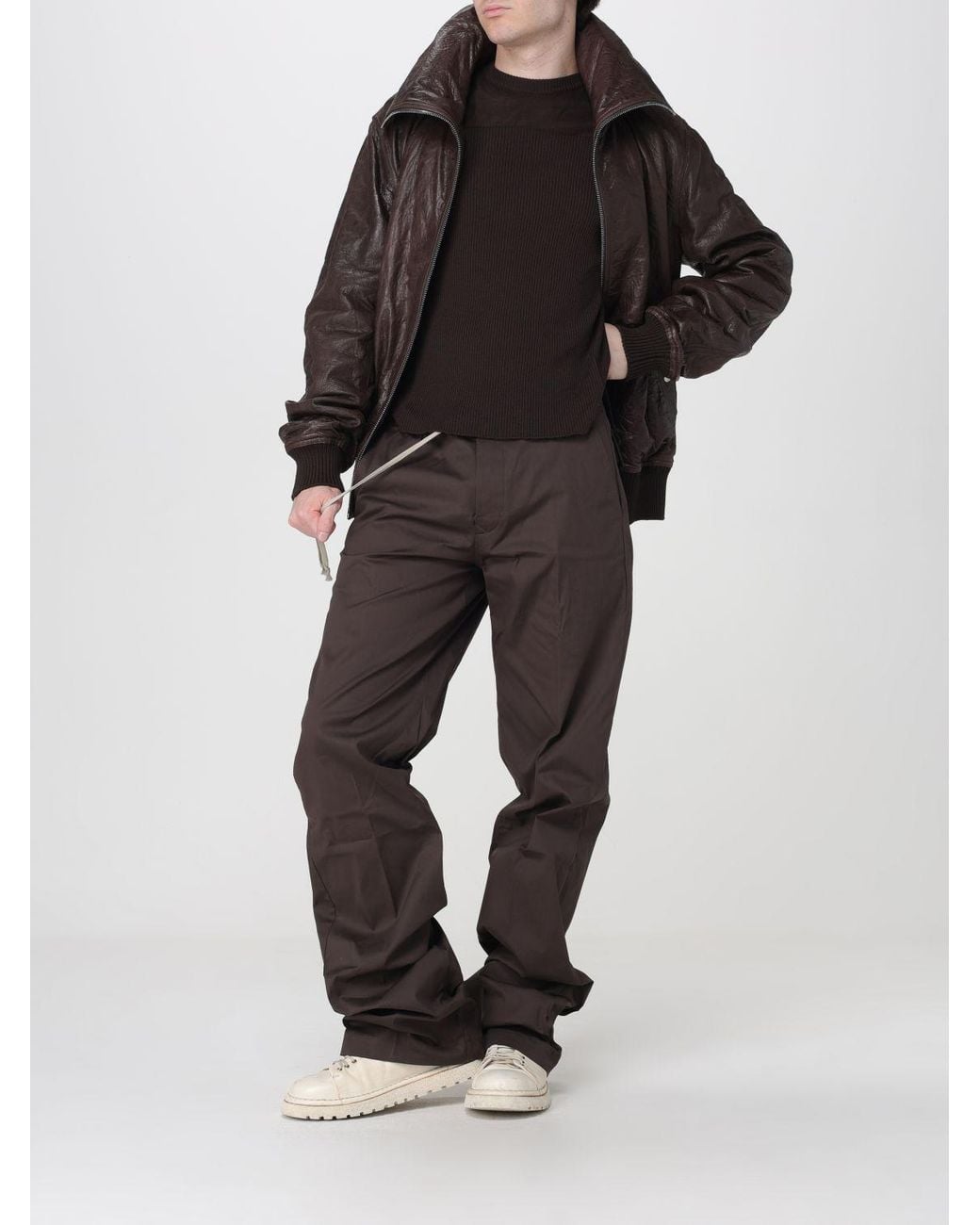 Rick Owens Brown Jacket for men