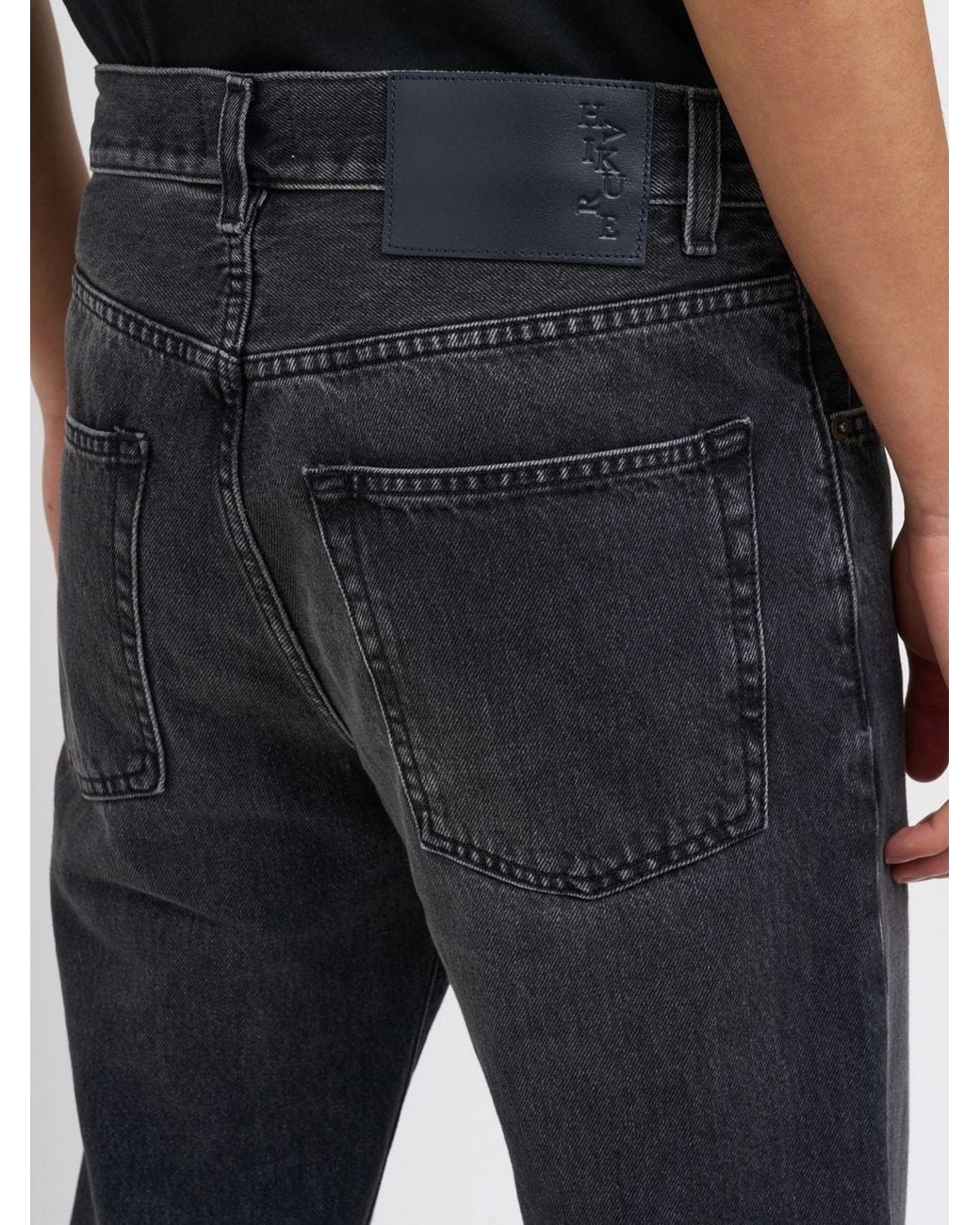 Haikure Black Denim Fergus Jeans for men