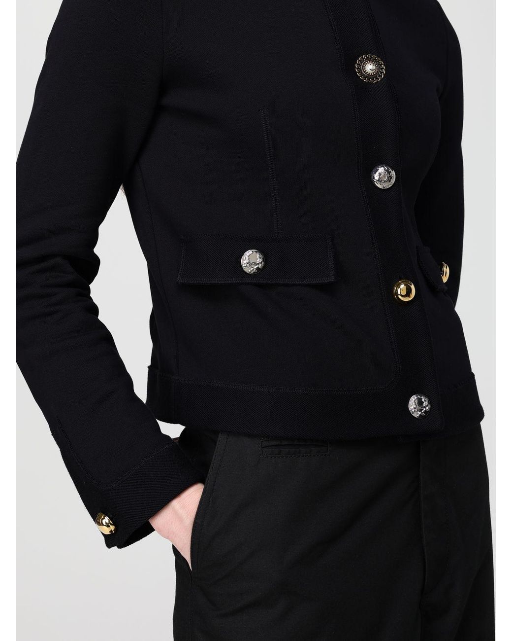 Moschino Couture Black Cotton Cardigan