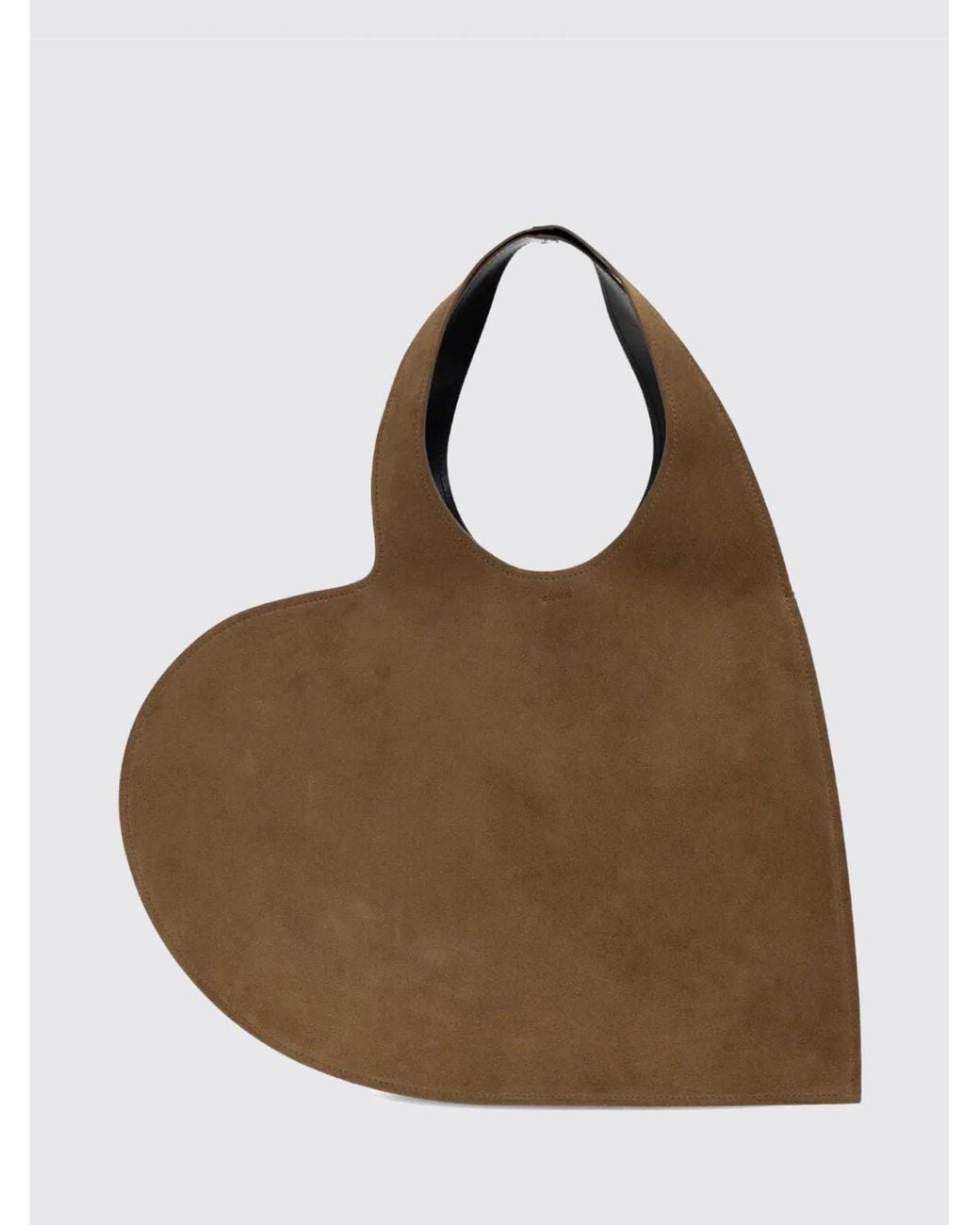 Coperni Brown Heart Tote Bag