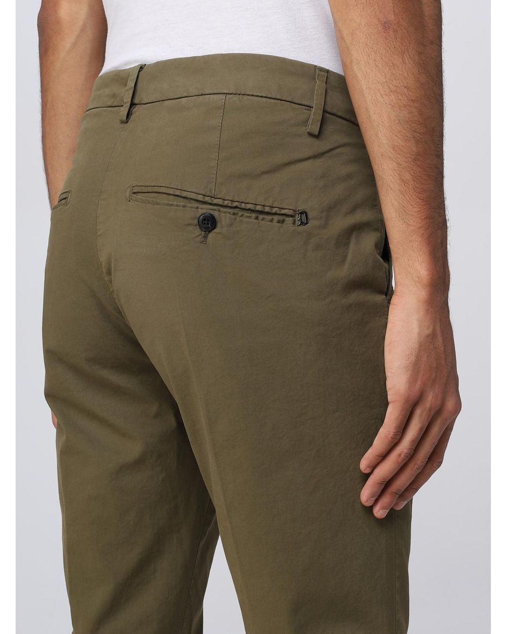 Dondup Green Trousers for men