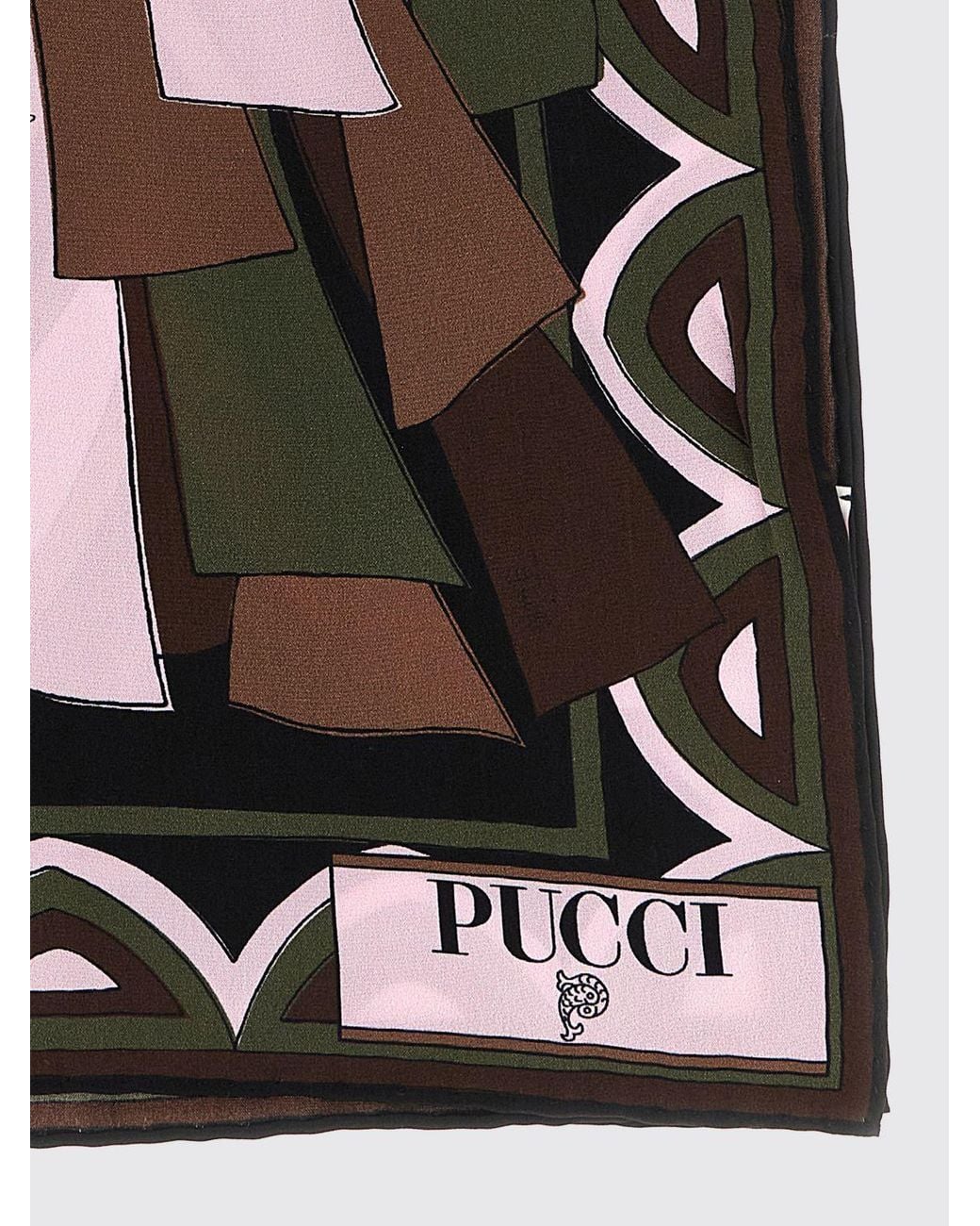 Emilio Pucci White Neck Scarf