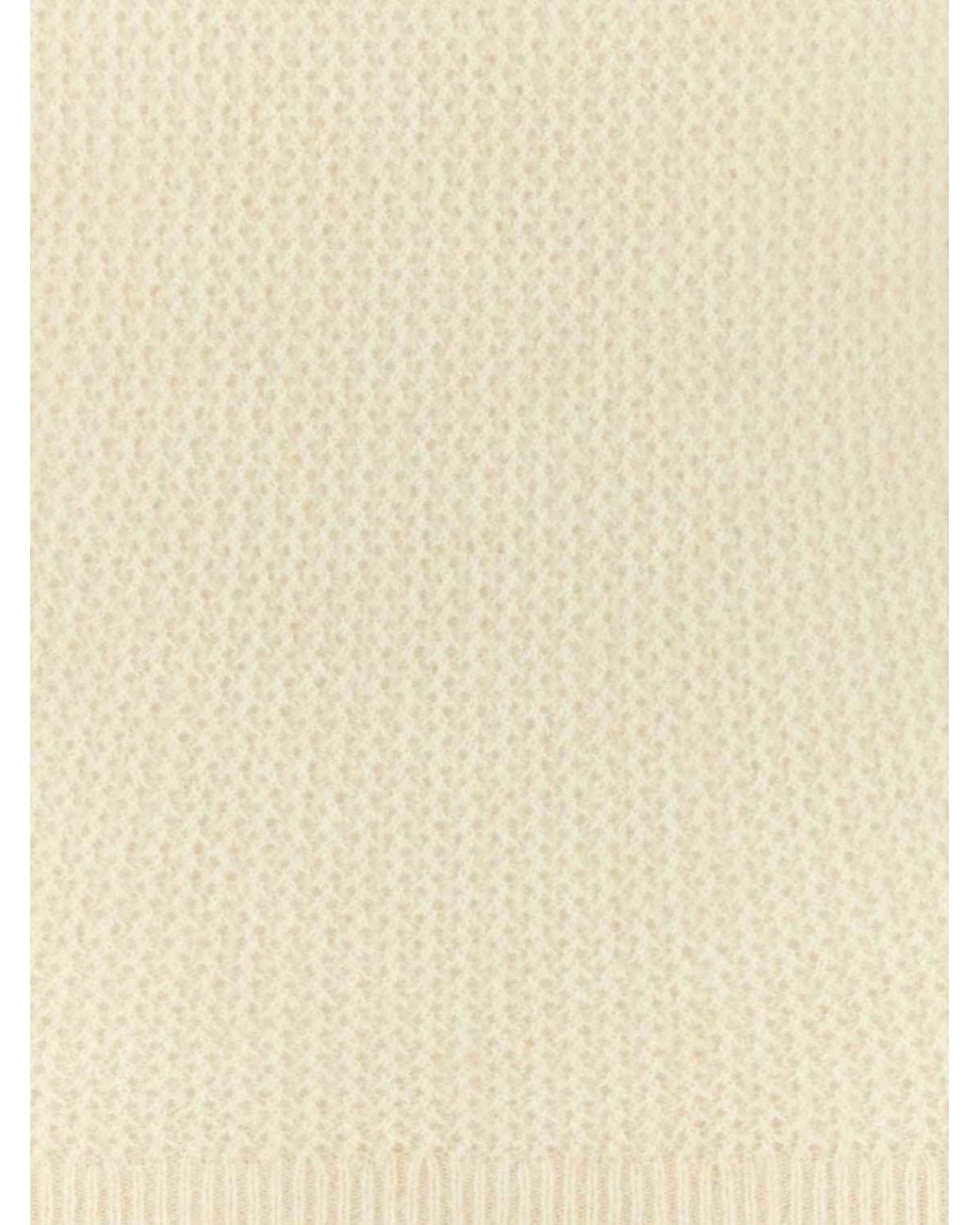 Isabel Marant Blue V-Neck Alpaca Blend Knit Polo