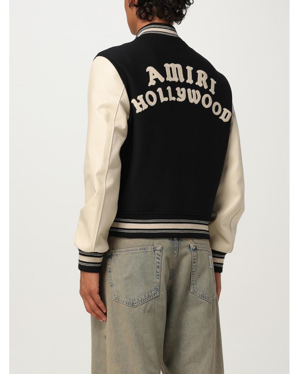 Amiri Black Bomber Jacket for men