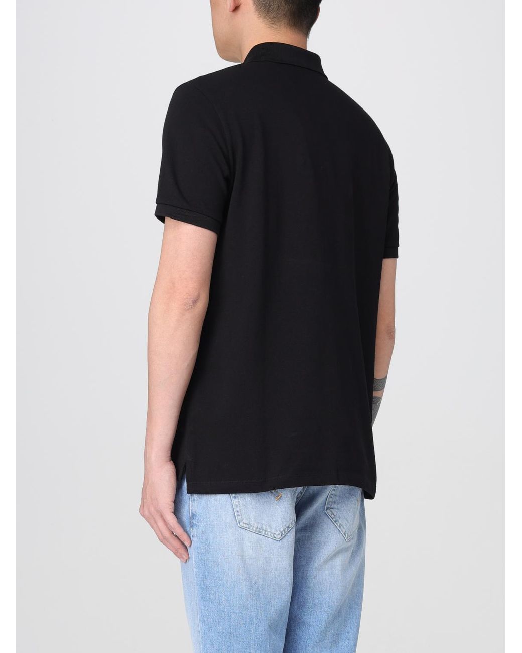 Polo Basic di Peuterey in Black da Uomo