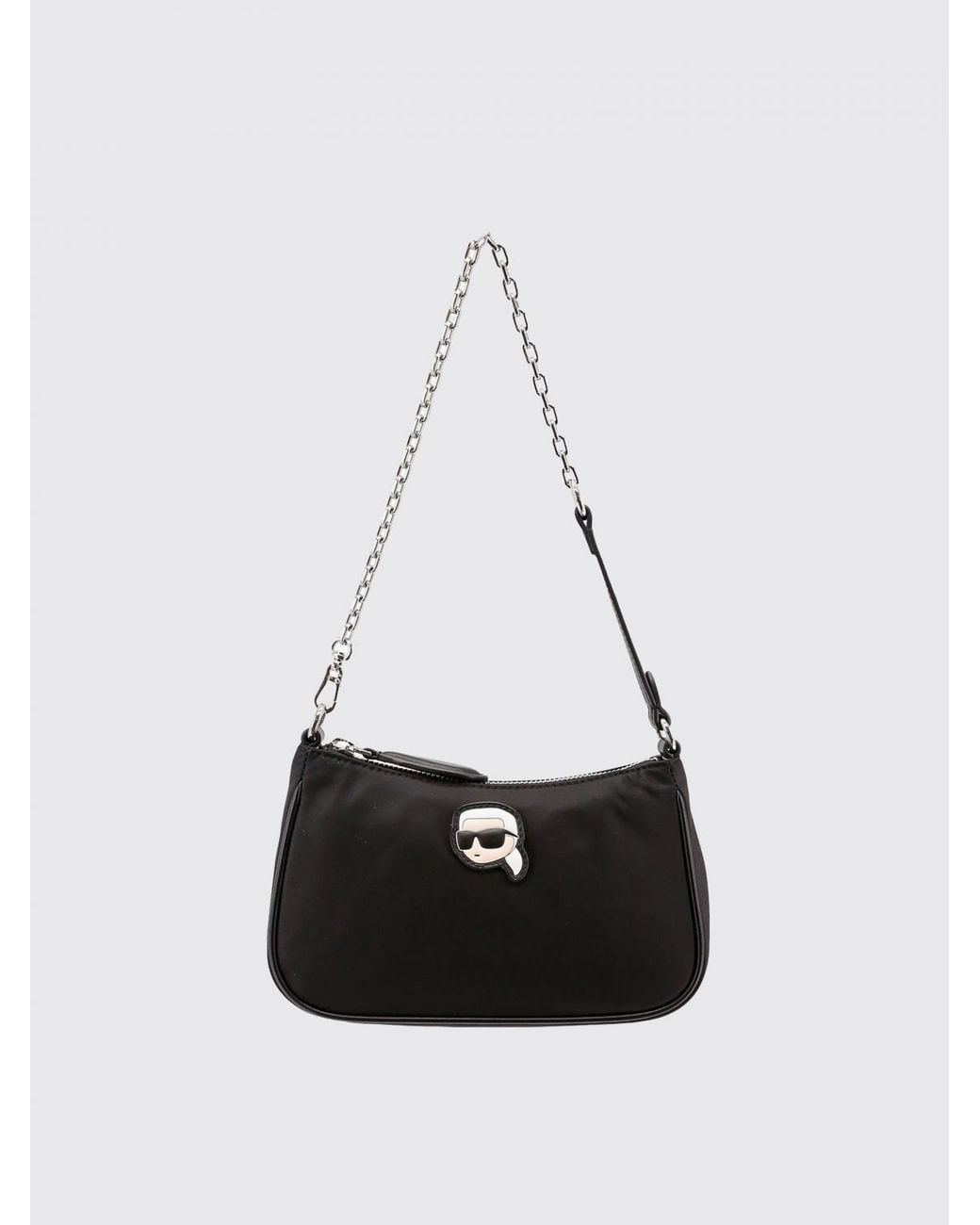 Karl Lagerfeld White Shoulder Bag
