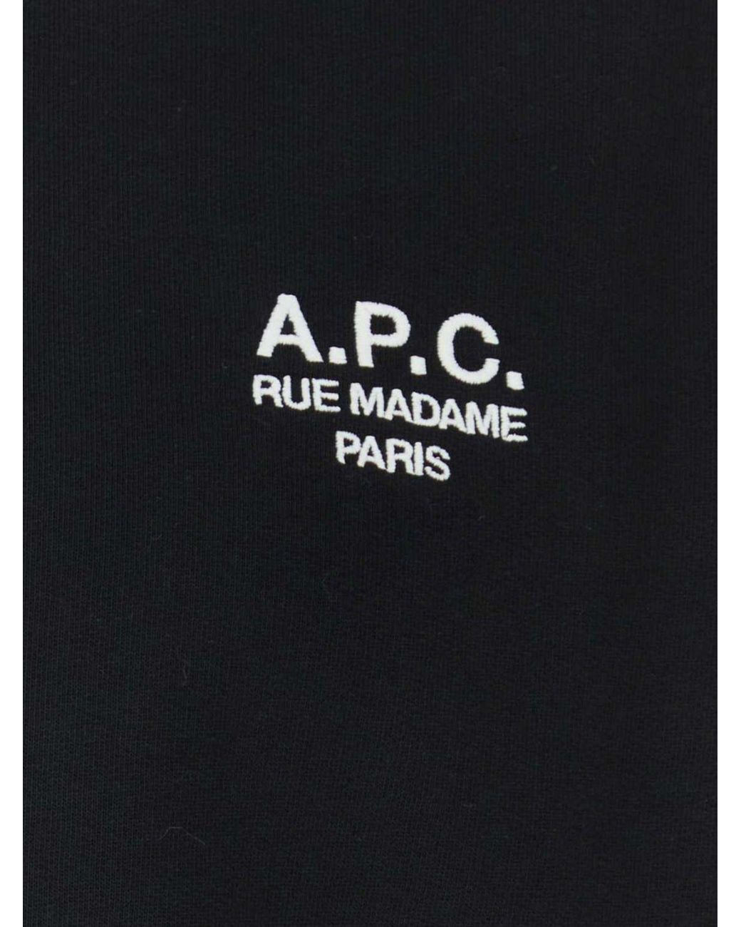 A.P.C. Blue Crewneck Sweatshirt for men