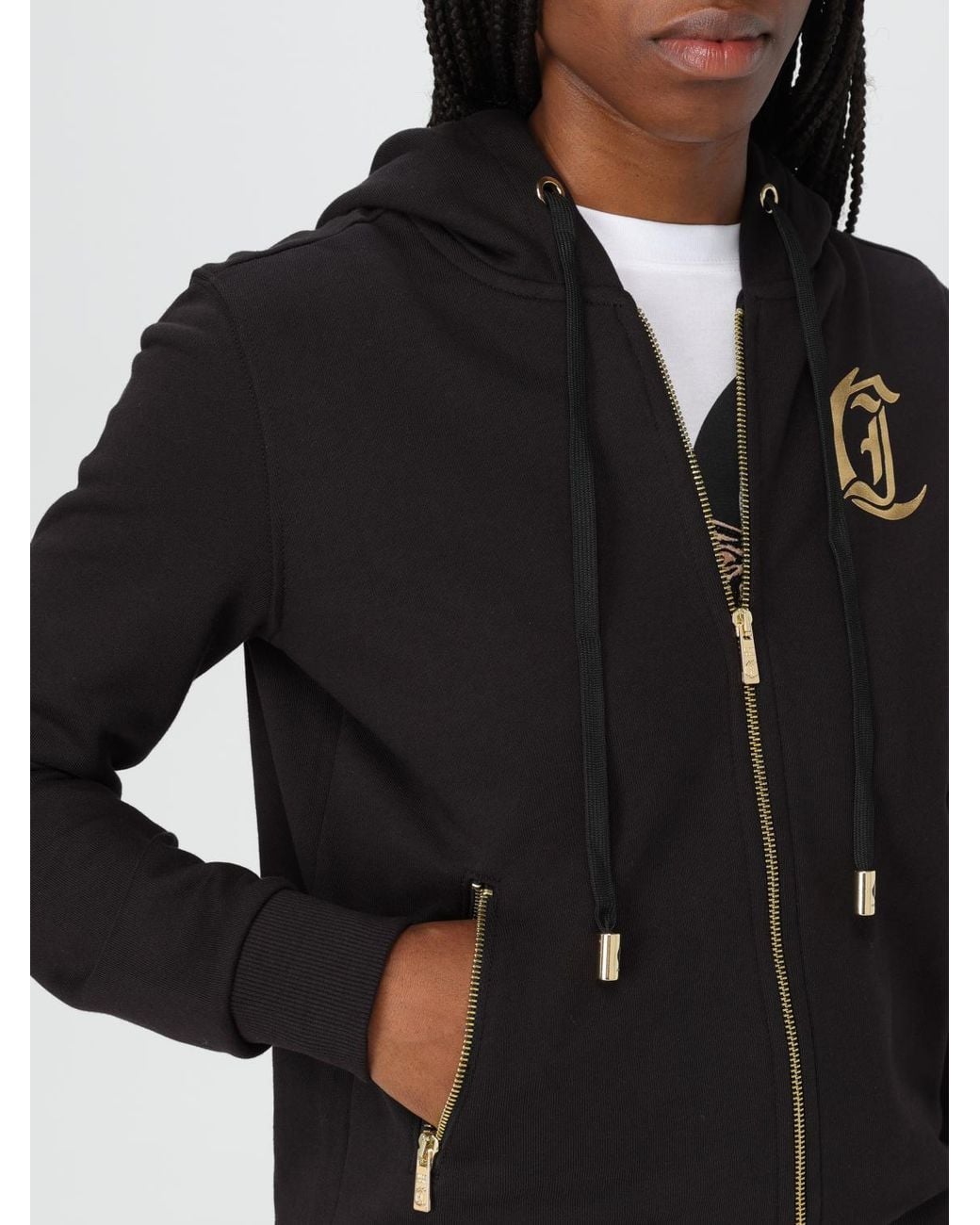 Just Cavalli Black Sweatshirt