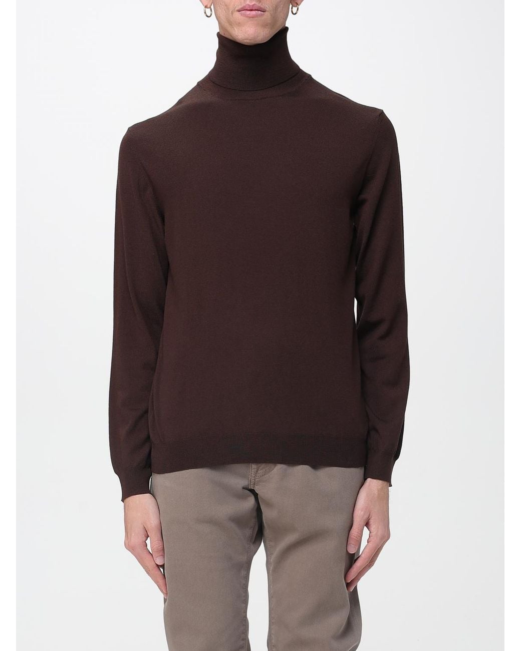 Zanone Pullover Herren in Purple für Herren