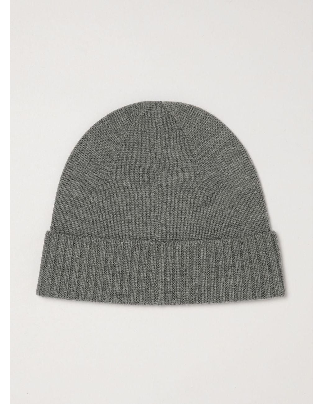 Polo Ralph Lauren Gray Embroidered Pony Wool Beanie for men