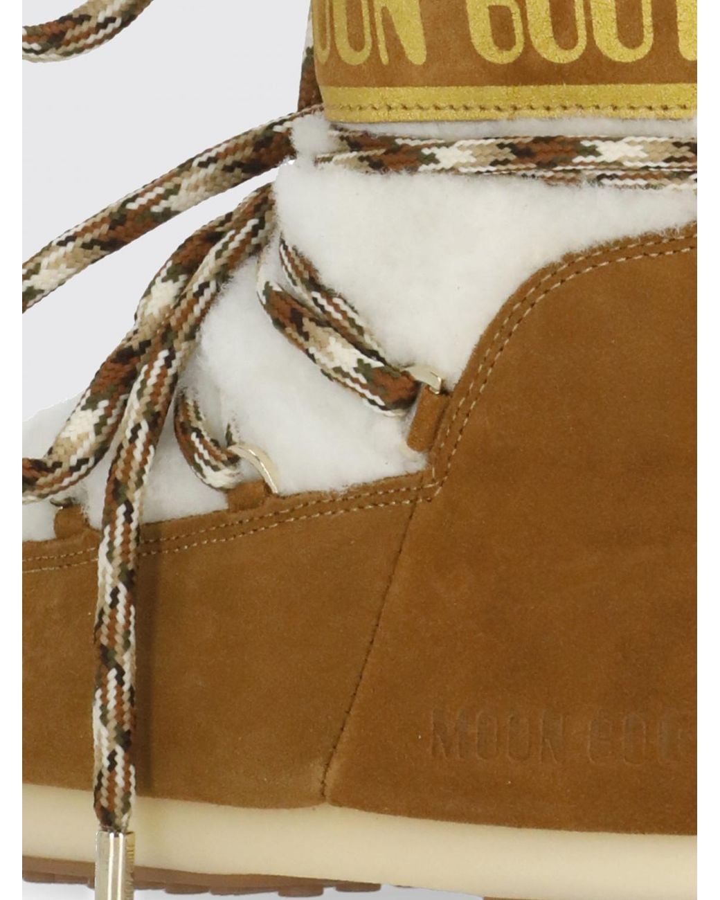 Moon Boot White Flat Ankle Boots