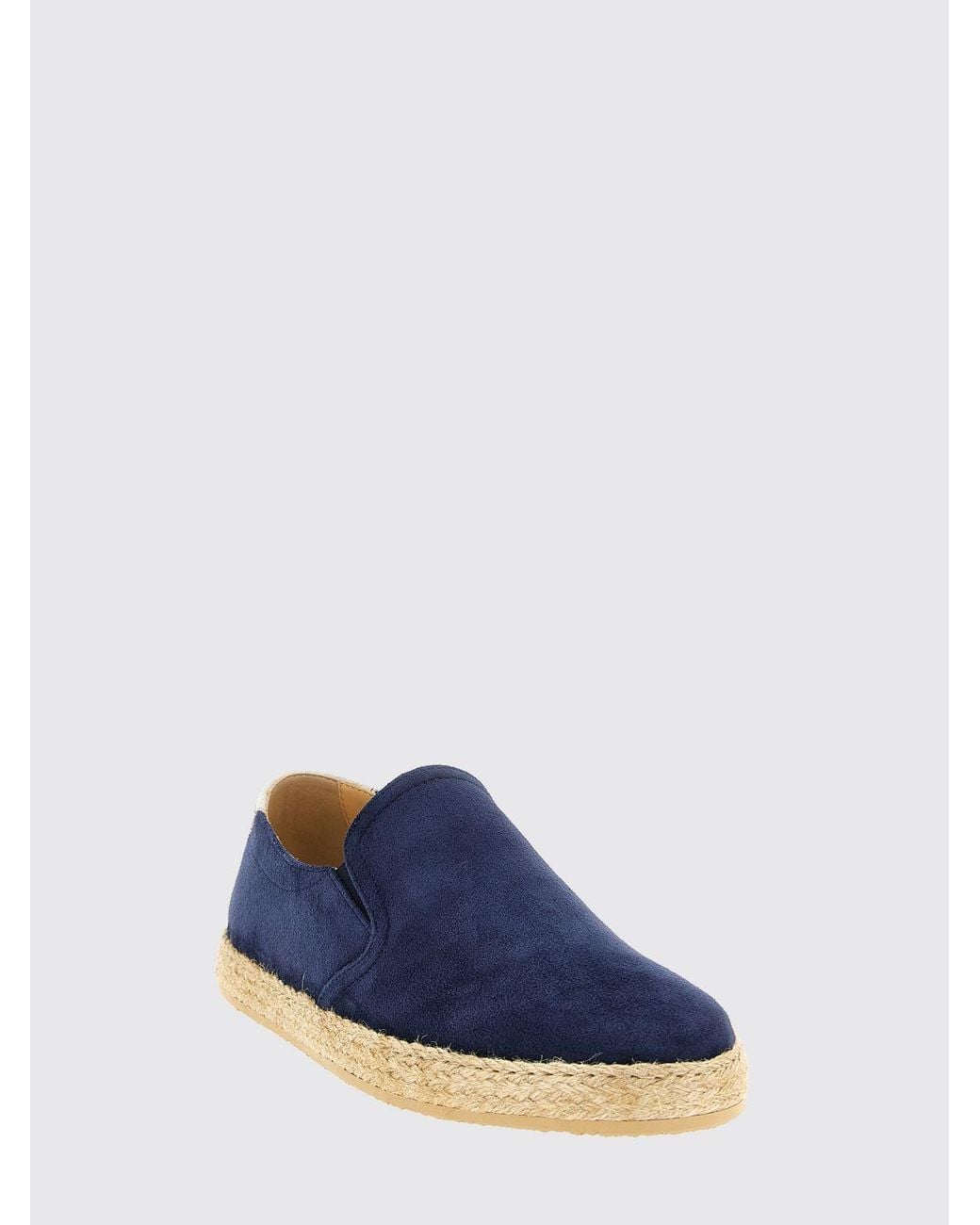 Brunello Cucinelli Blue Suede Espadrilles for men