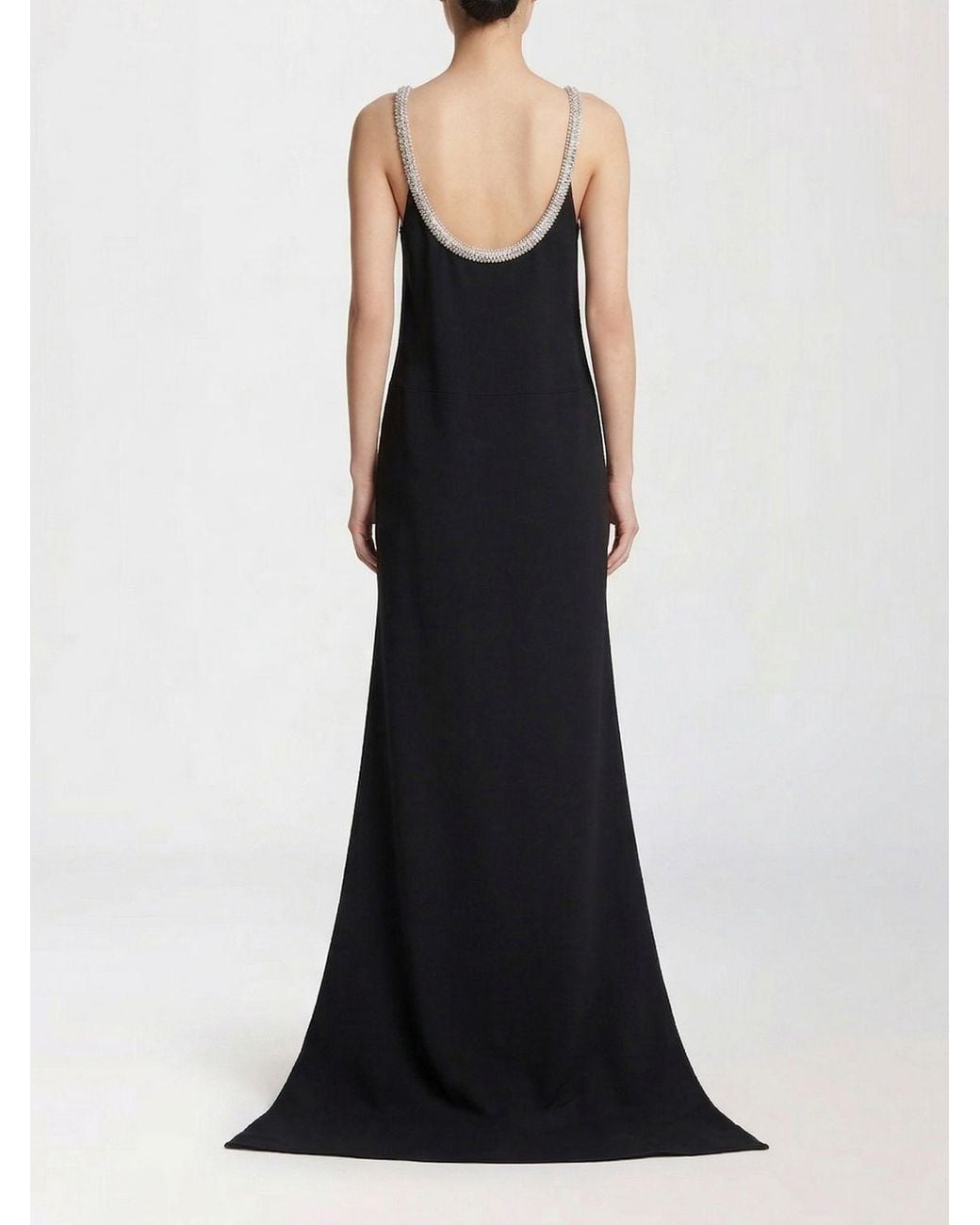 Tom Ford Black Viscose Blend Dress With Crystals