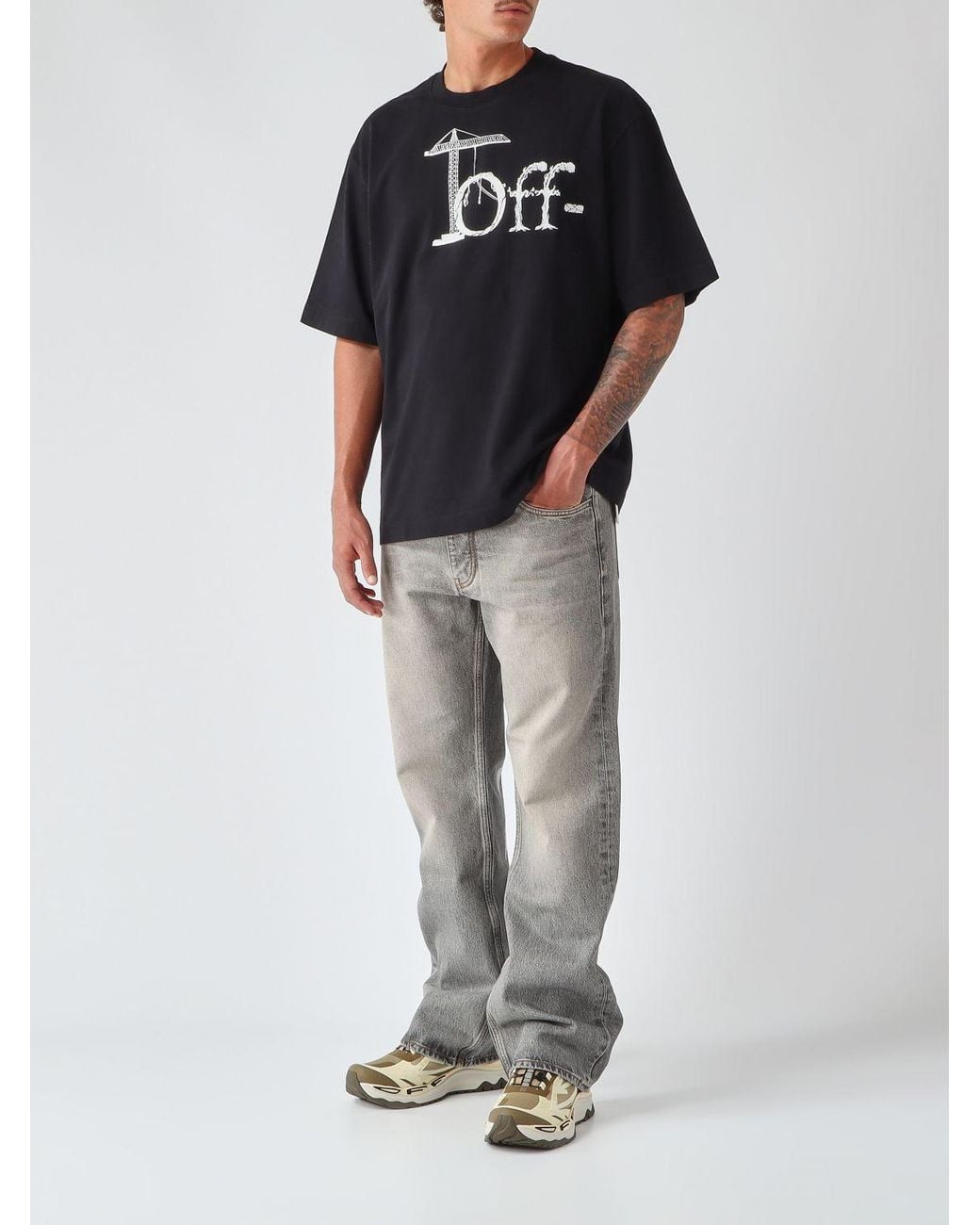 Off-White c/o Virgil Abloh Black T-Shirt for men