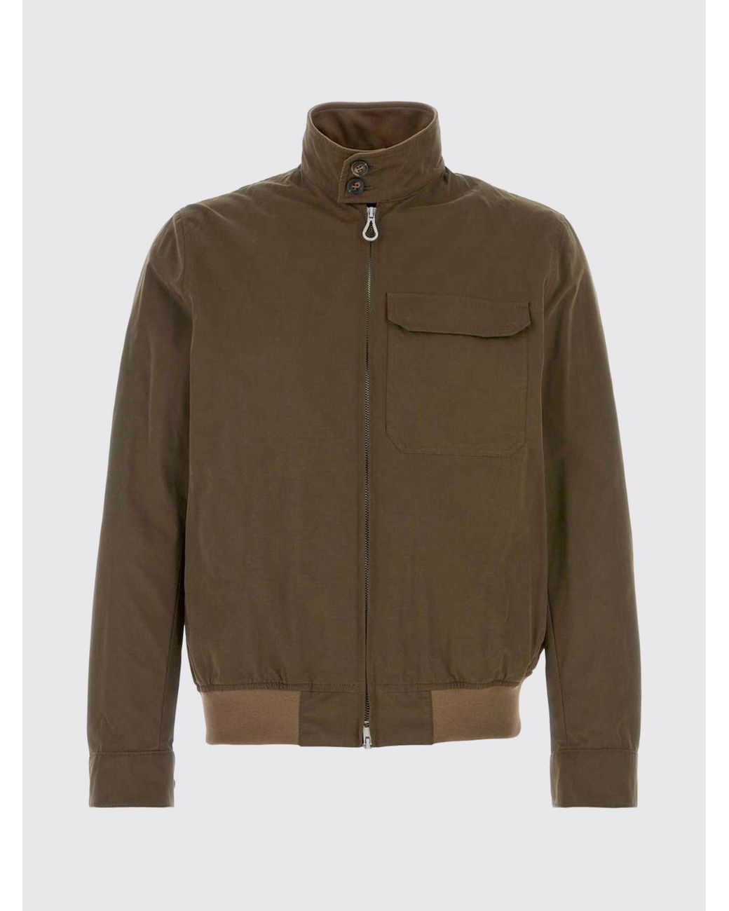 Paltò Brown PaltÒ Cotton Blend Bomber Jacket for men