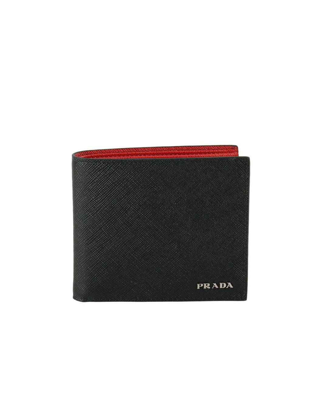 Prada Wallet Men in Black for Men