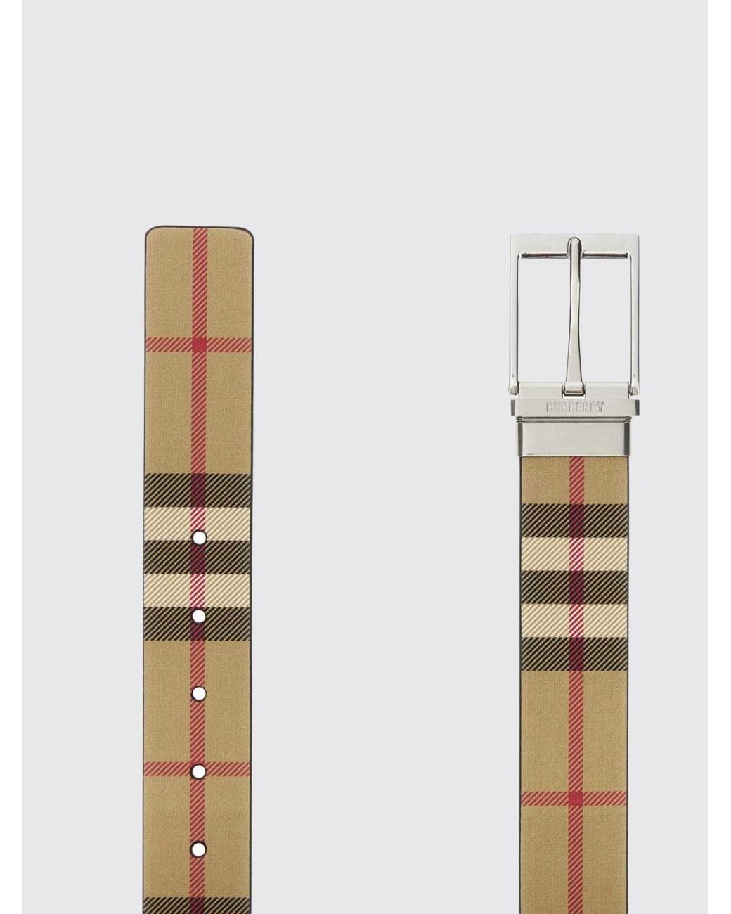 Burberry White Belt for men