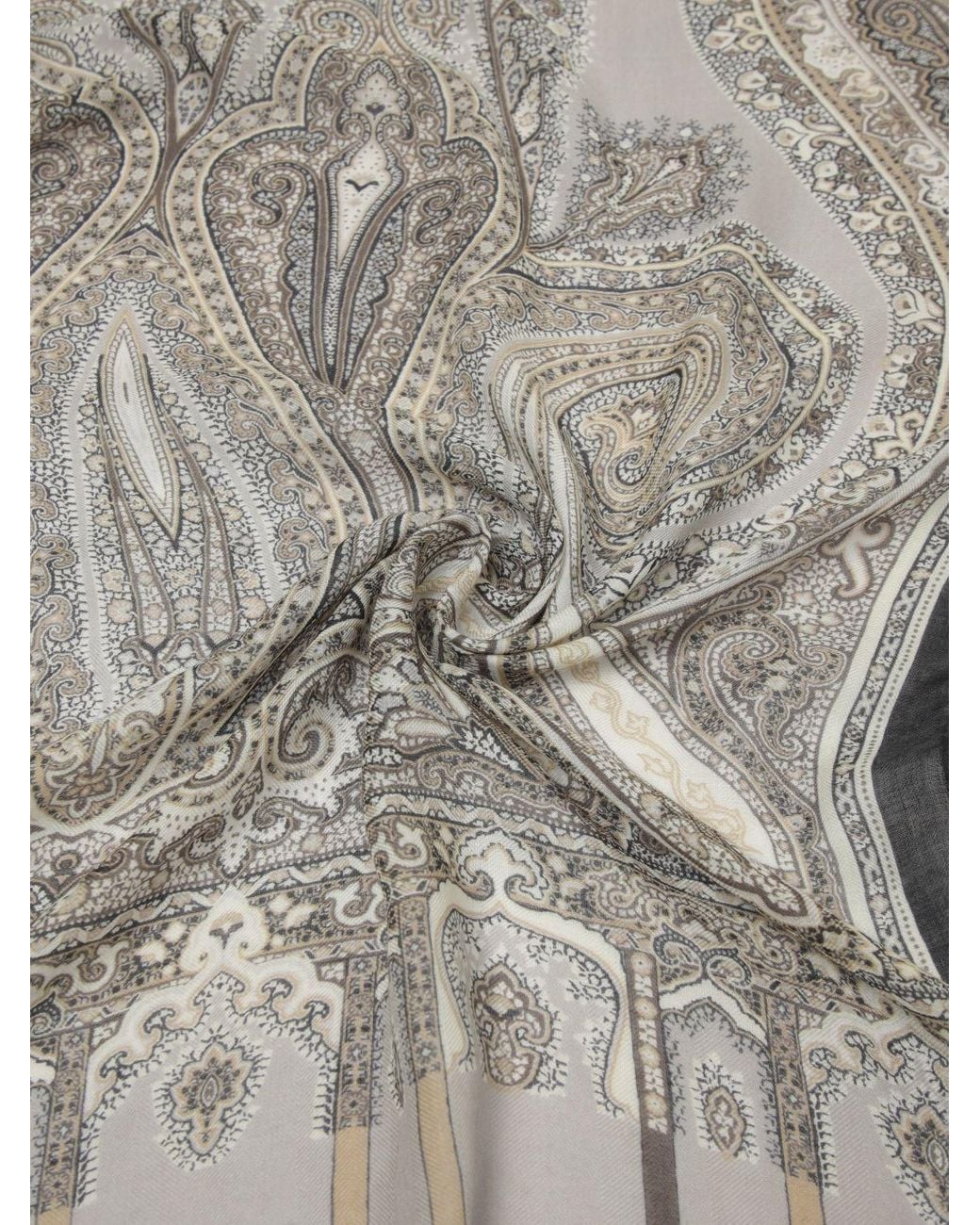 Etro Gray Scarf for men