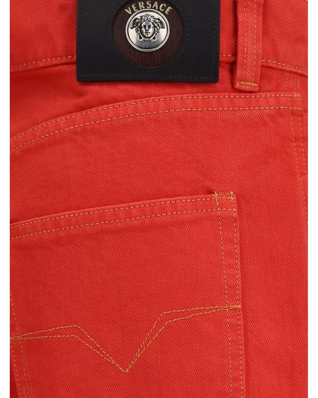 Versace Red Jeans