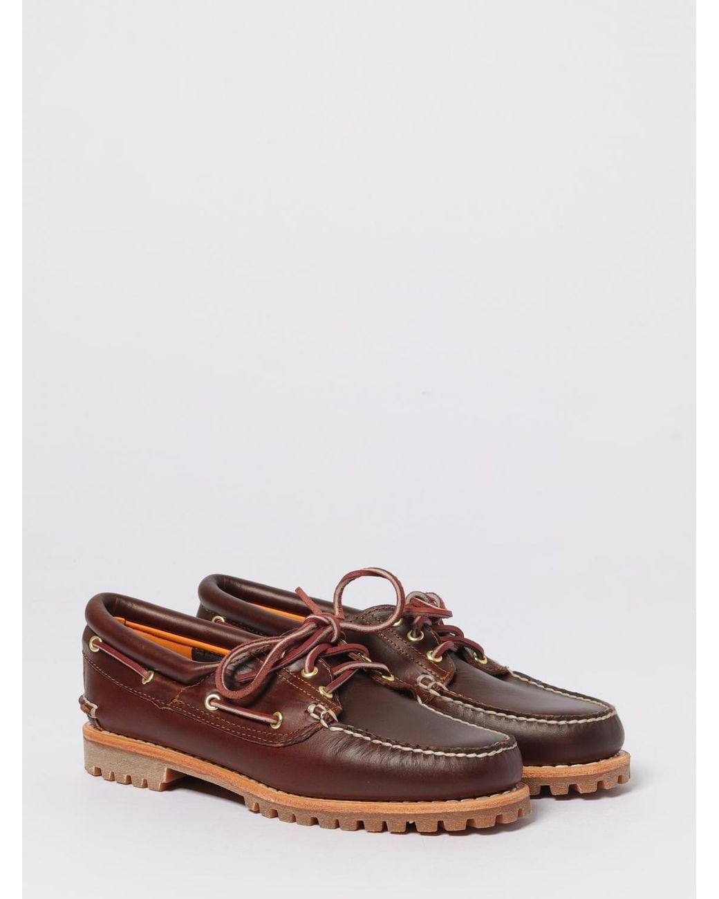 Timberland Brown Authentic Boat Shoe For