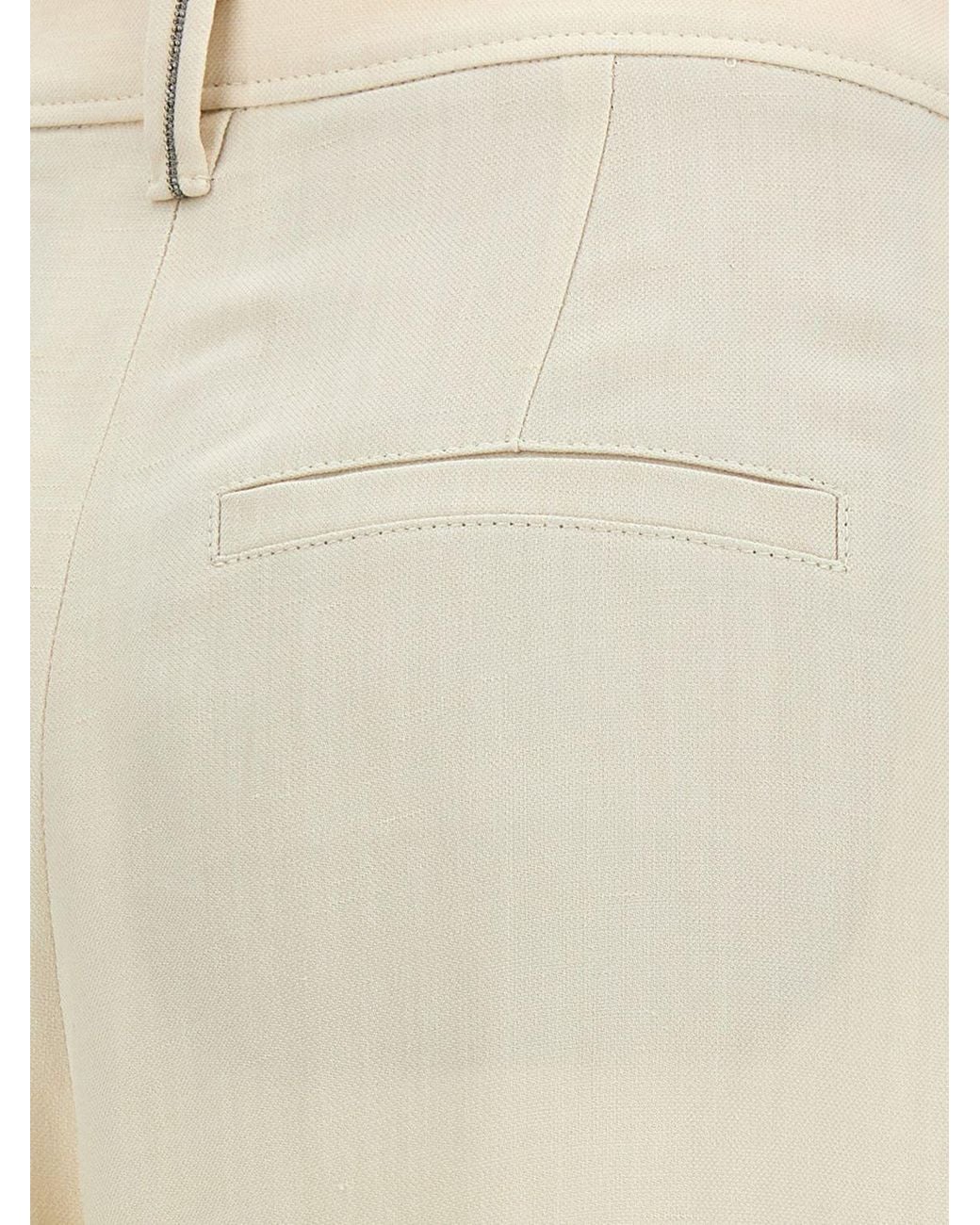 Brunello Cucinelli Natural Pants