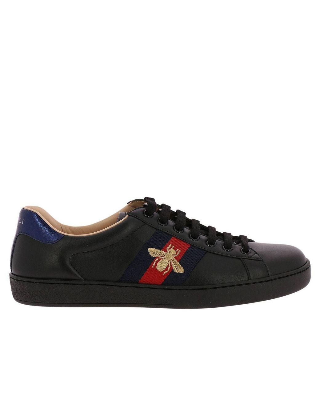 Gucci Ace Bee Sneakers in Black for Men Lyst