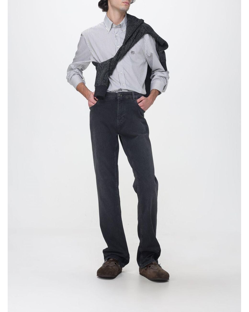 Etro Gray Shirt for men