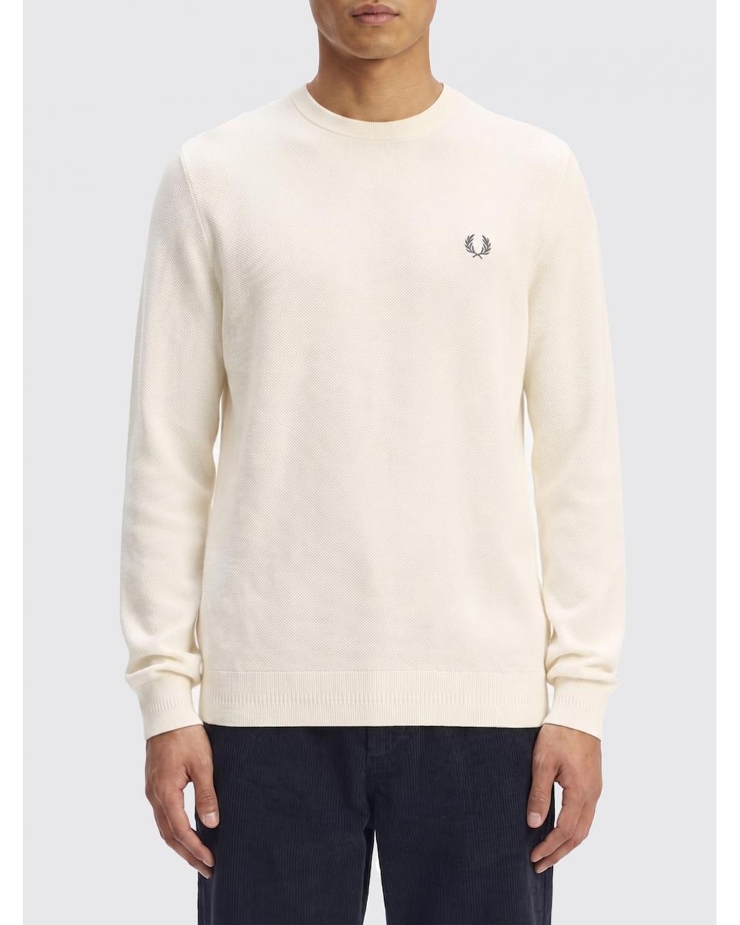 Fred Perry Natural Sweater for men