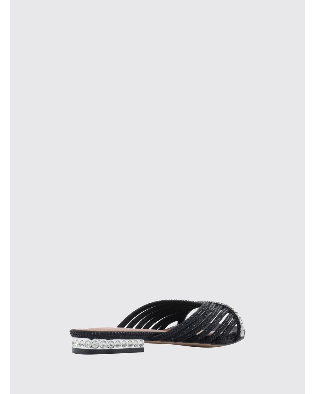 Kurt Geiger White Embellished Low-Heeled Mules