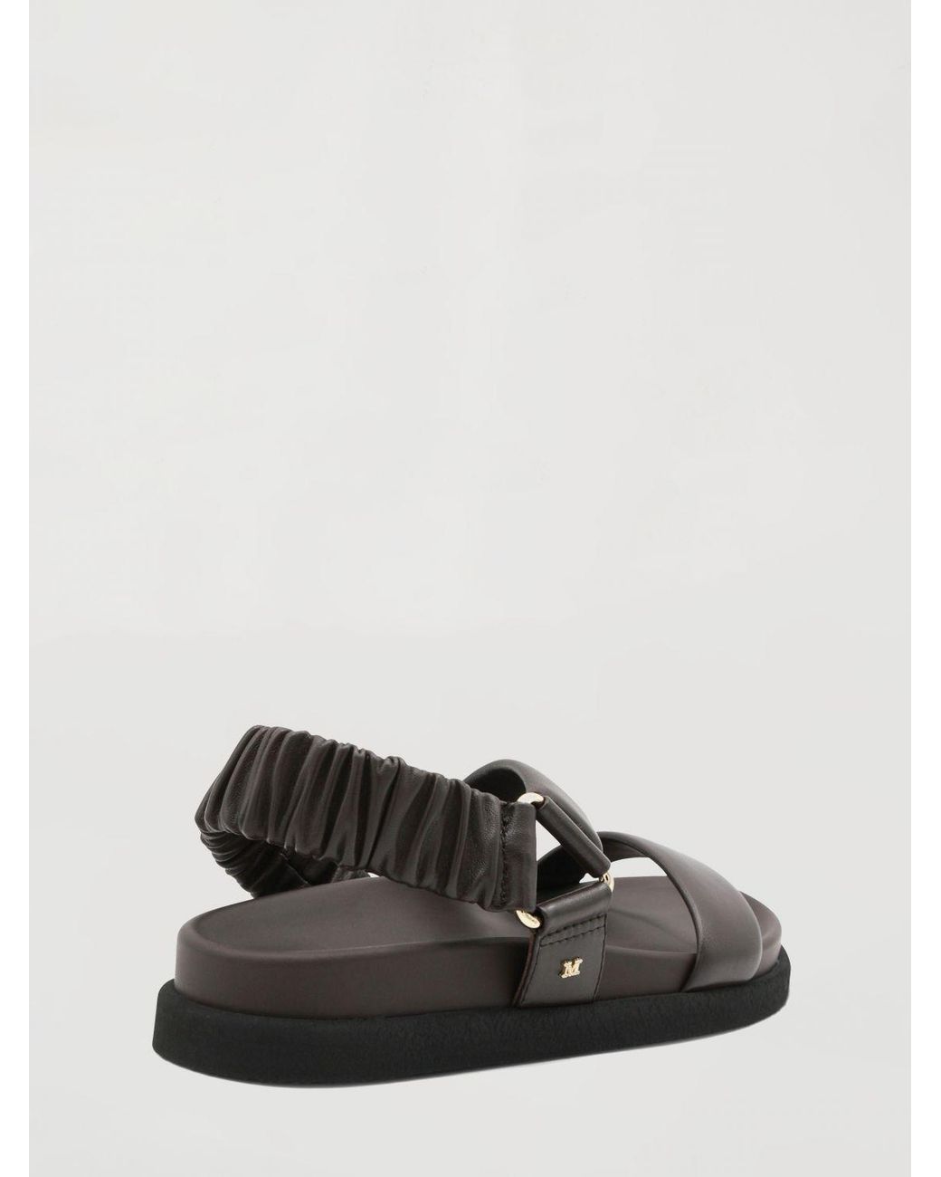 Max Mara White Leather Sandals