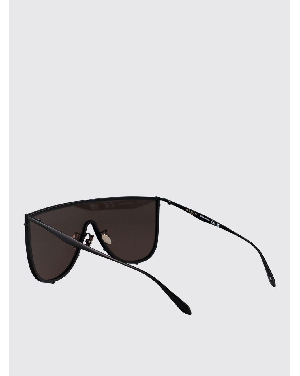 Alaïa Black Metal Sunglasses