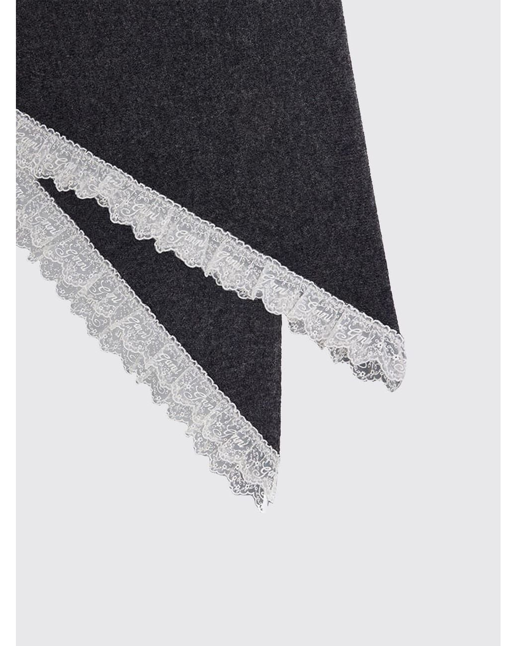 Ganni Blue Scarf