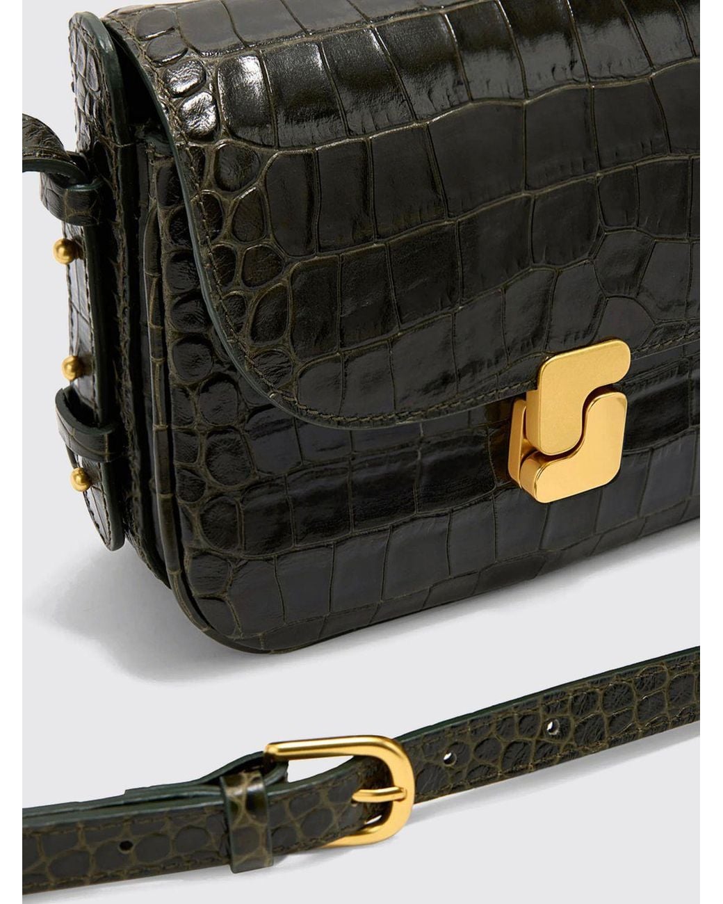 Soeur Black Shoulder Bag