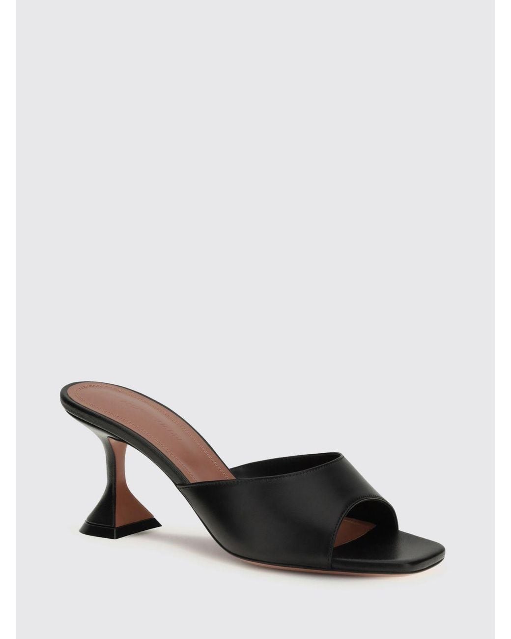 AMINA MUADDI Black Lupita Leather Mules