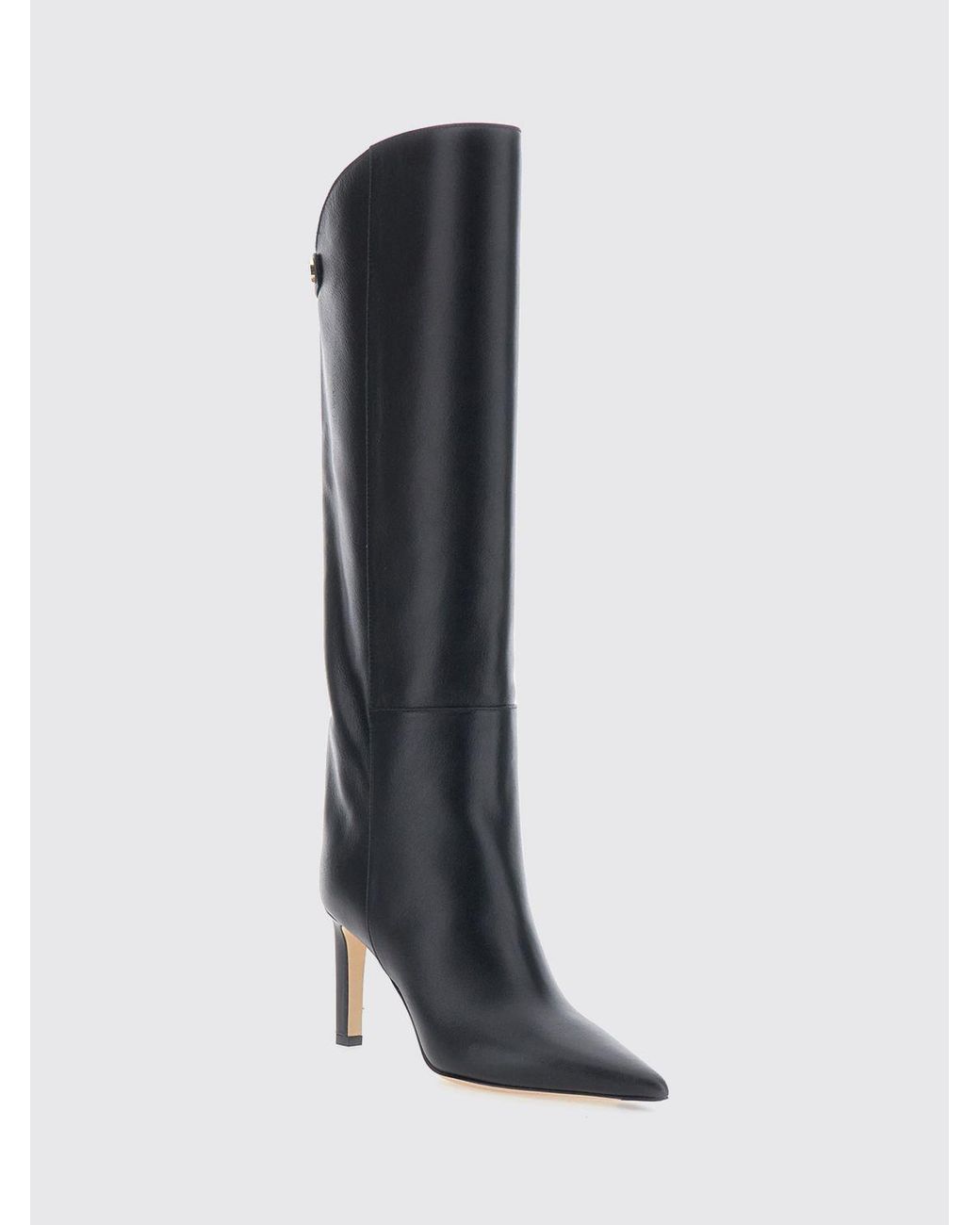 Jimmy Choo Black Alizze Knee-High Boots