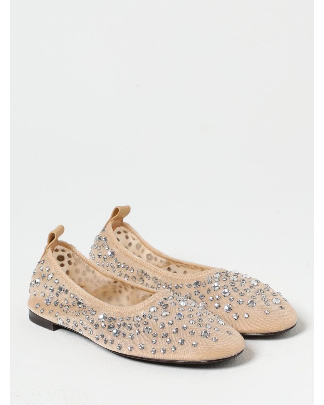 Tory Burch Natural Ballet Pumps
